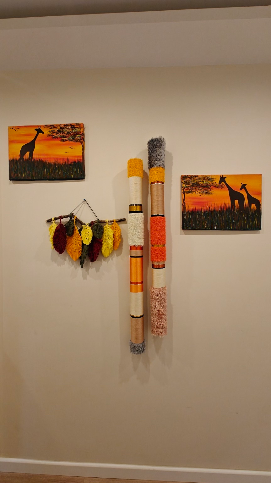 "Savanna Collection" Art Wall Set XL| Complete 5-Piece Wall Sculpture TubaWall