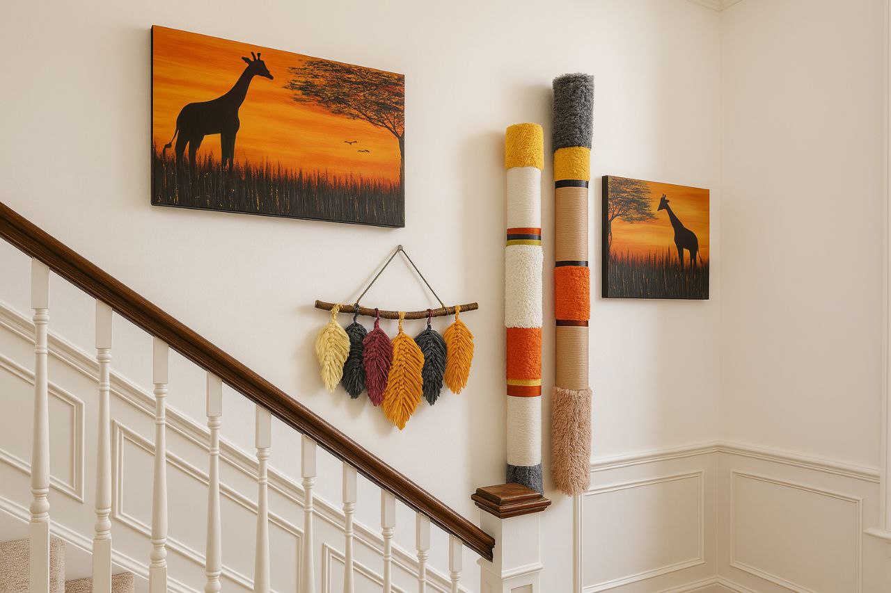 "Savanna Collection" Art Wall Set XL| Complete 5-Piece Wall Sculpture TubaWall