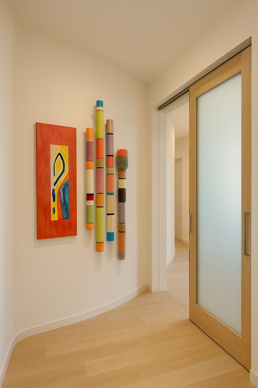 Vibrant Tropical Wall Art Sculpture Set | TubaWall "Tropical Pulse" Collection