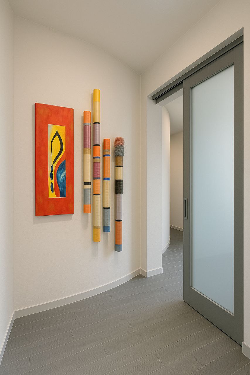 Vibrant Tropical Wall Art Sculpture Set | TubaWall "Tropical Pulse" Collection