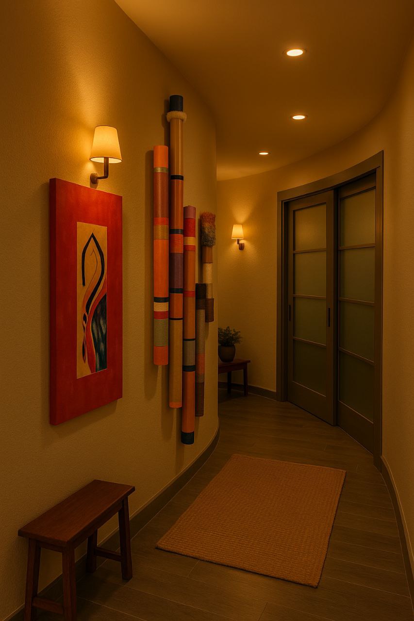 Vibrant Tropical Wall Art Sculpture Set | TubaWall "Tropical Pulse" Collection