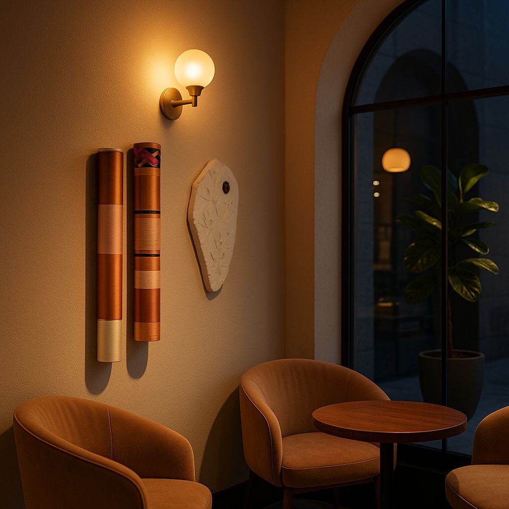 Earthy Modern Wall Art Set | TubaWall "Hittite Echoes" Trio